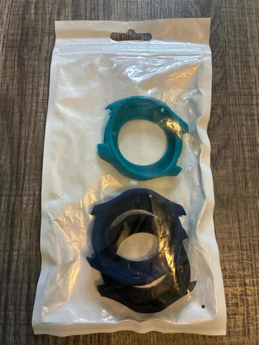 Silicone Watch Case Covers - Teal & Navy for SM- R760 ( Black, Blue and Cyan )